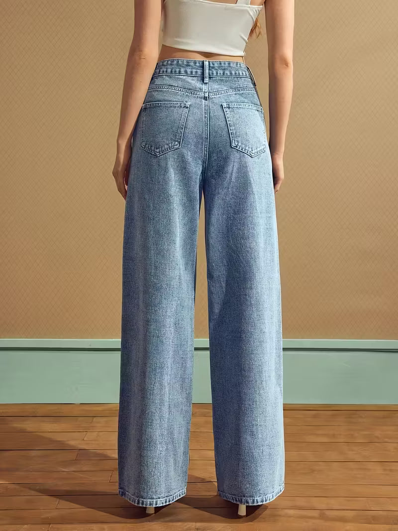 Pearl Dust Luxe Jeans – Women’s Premium Pearl Embellished Denim